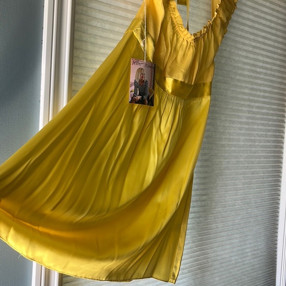 Betsey Johnson Vintage Silk Here Comes The Sun Dress - Picture 5 of 17